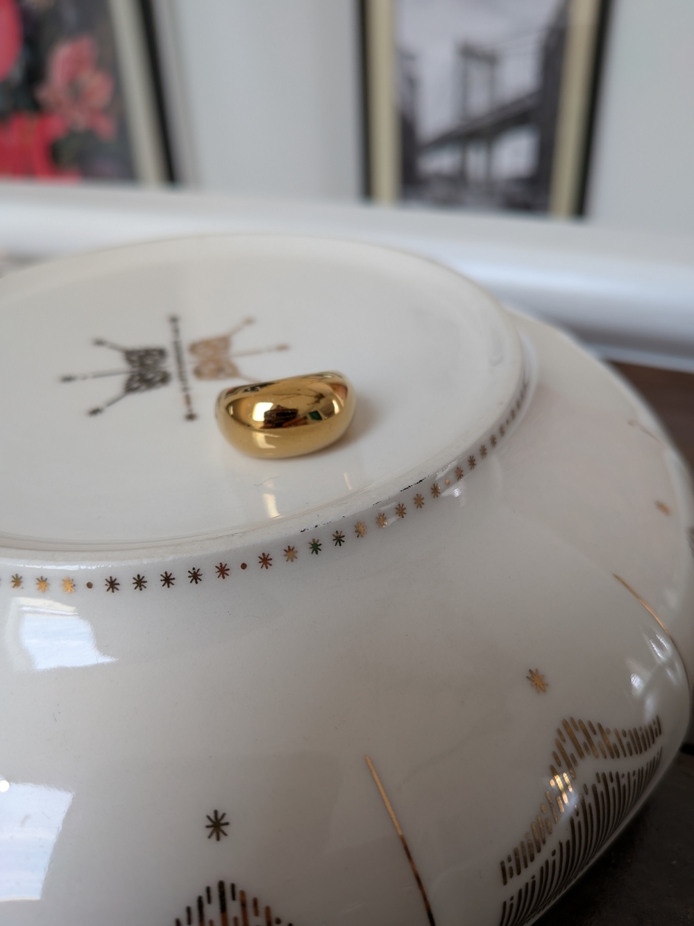Gold Plated Ring Size 6